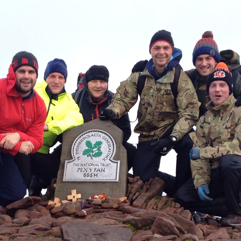 MPCTActive's tweet photo. MPCT Active staff at the top of Penyfan mountain! 💪👍 https://t.co/wOrg8NuFbD