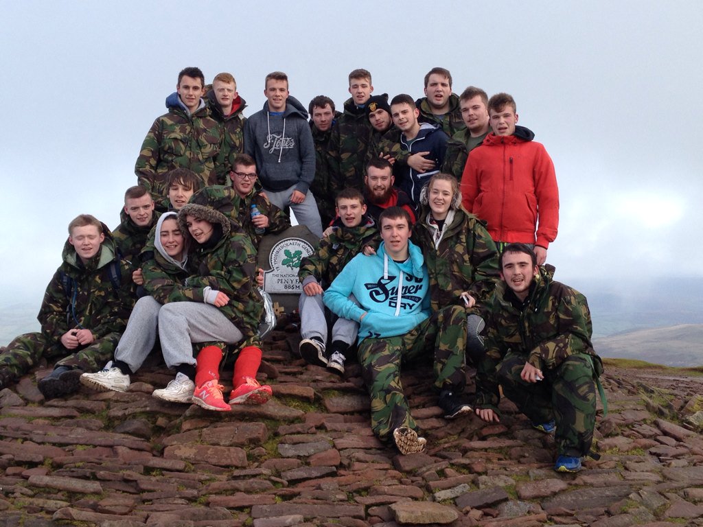 MPCTActive's tweet photo. MPCT Sports Academy students at the top of Penyfan. Great work all 👏💪👊👍 https://t.co/oY6JCXbkn5