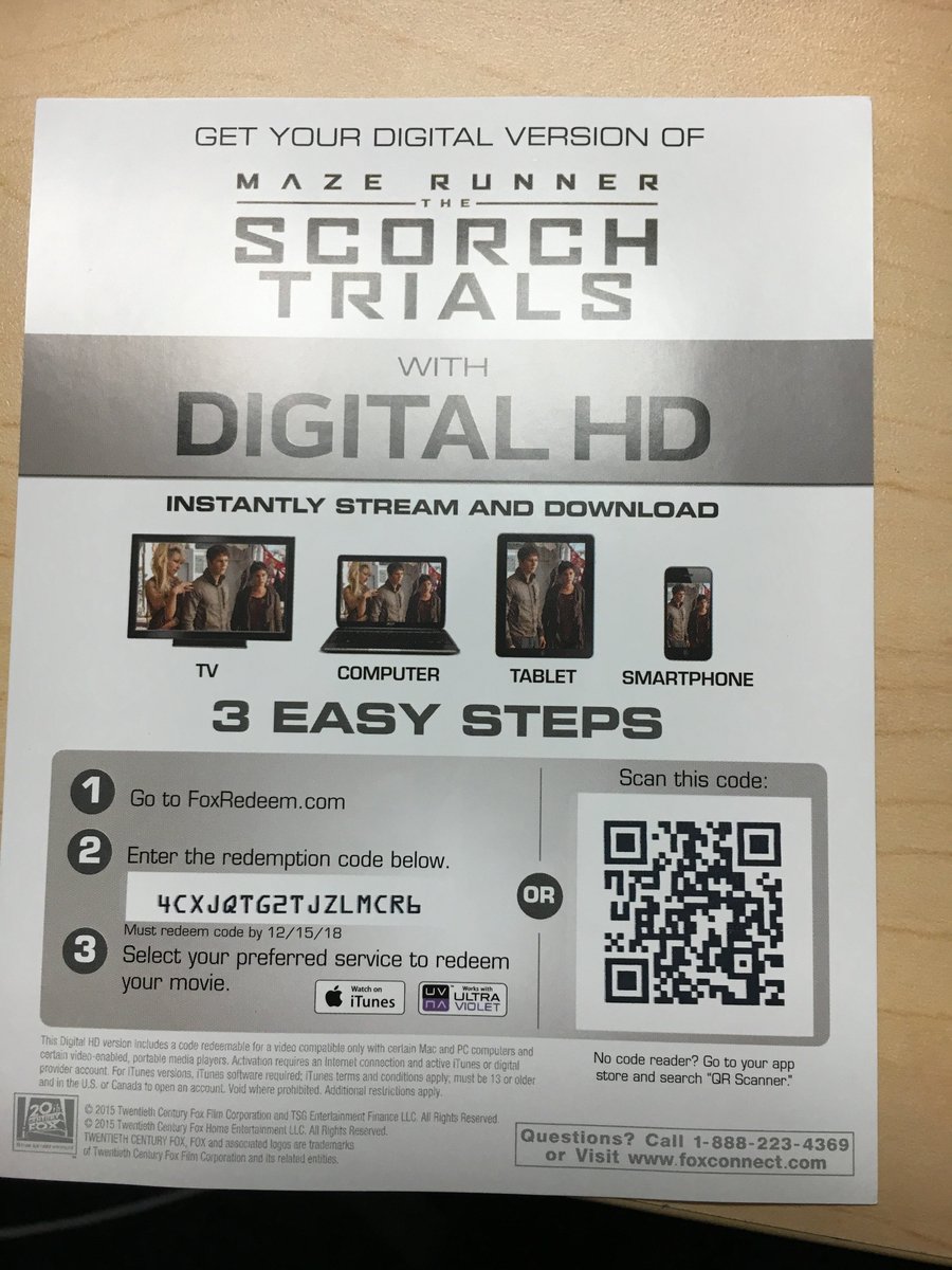 The Maze Runner (HD) Vudu / Movies Anywhere Redeem – Cheap Digital Codes