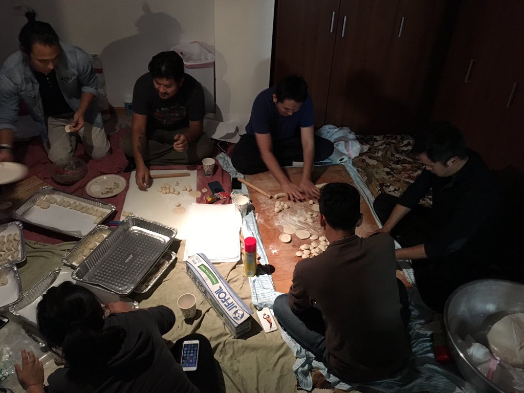 RTYCMinnesota's tweet photo. Making Momos for the NA Chitue Debate tomorrow Dec 12, 2015. https://t.co/HdSfsefxyv