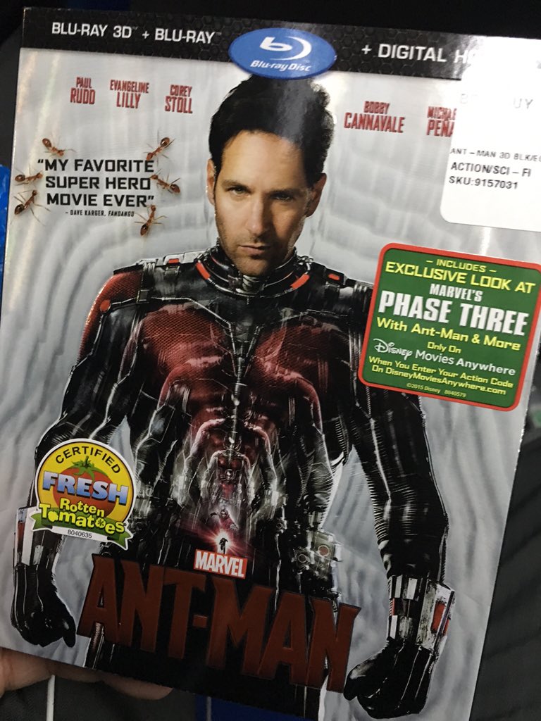 MiGGz270's tweet photo. Phase 2 COMPLETE!!! #Marvel #AntMan #Phase2Finale #OnToPhase3 @Marvel @AntMan https://t.co/wXLkPuc6Dx