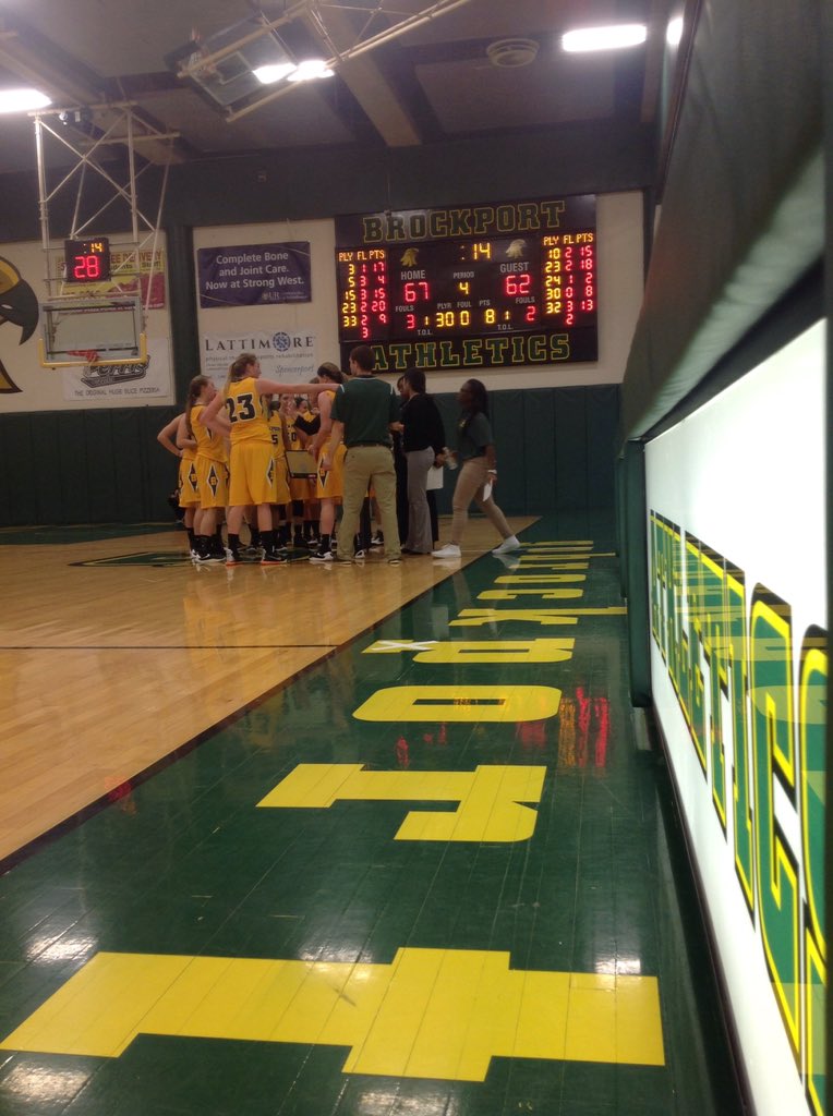 Timeout Brockport with a minute left up by 5 #FinishStrong #BrockportGoldenEagles