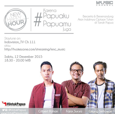 mnc_musictv's tweet photo. #NewHappyHourWeekend jam 18:30 only on @Indovision_TV 111/https://t.co/XqPxnSX1cD
Guest : @UntukPapua
Host : @B_anew https://t.co/BqhppJJcYU