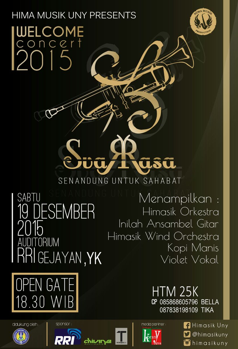 #jogja <a href="/_vitaGN/">Novita Gandaningrum</a>: 19/12/15 19.30 welcome concert 2015 hima musik UNY di RRI gejayan | 25k