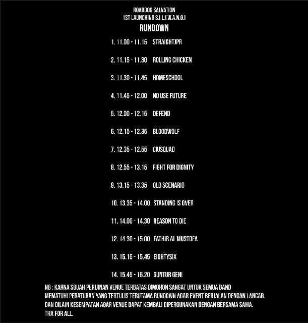 Hi , rundown launching party <a href="/StandingIsOver/">Standing Is Over HC</a> 13 des '15 at @skbcawas