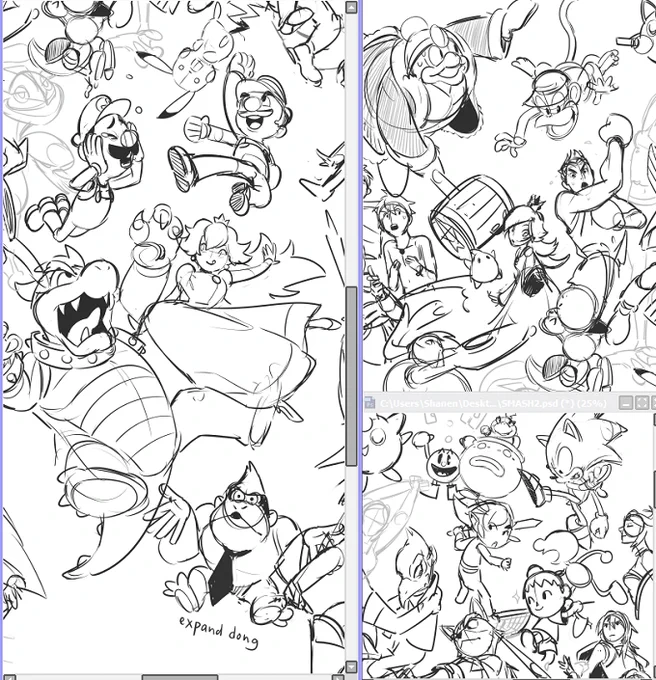 there's 50+ characters in smash 4... hold me 