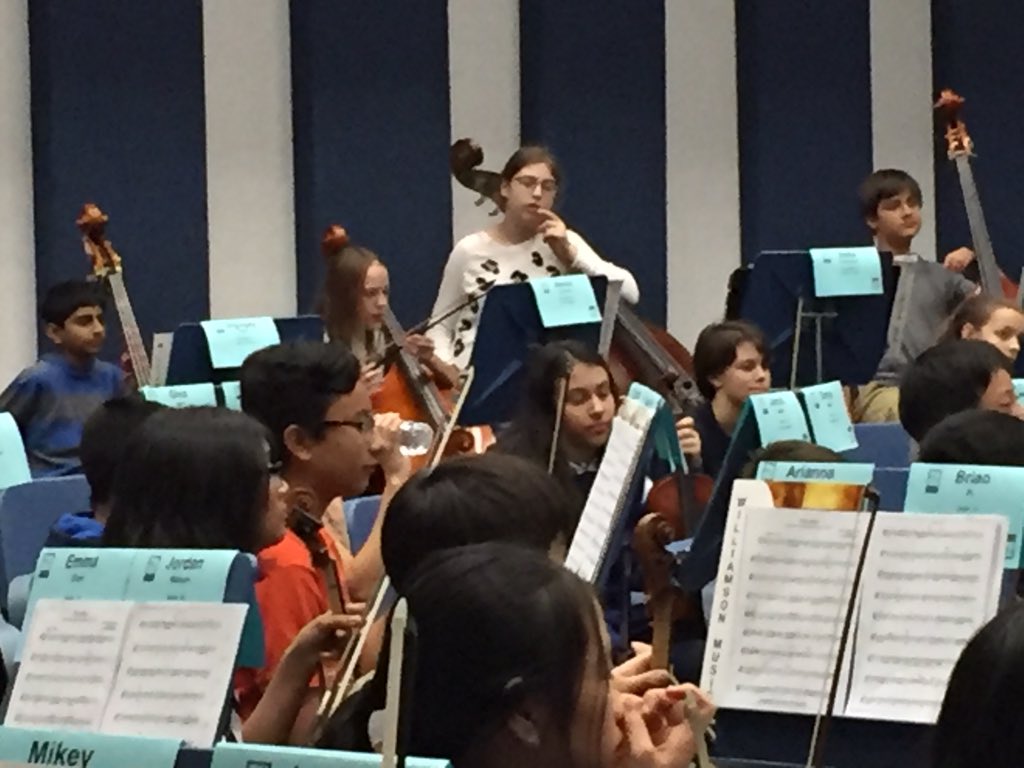 ottomsorch's tweet photo. Bach Orchestra rehearsing tonight. #ottobobcats #ottomsorch #region25orch https://t.co/sXl8AQsswL