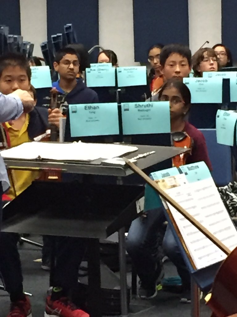 ottomsorch's tweet photo. Bach Orchestra rehearsing tonight. #ottobobcats #ottomsorch #region25orch https://t.co/sXl8AQsswL
