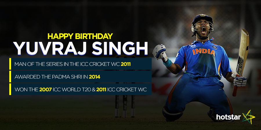 The 2011 World Cup could ve been a different story if it wasn t for Yuvraj Singh. Happy Birthday 