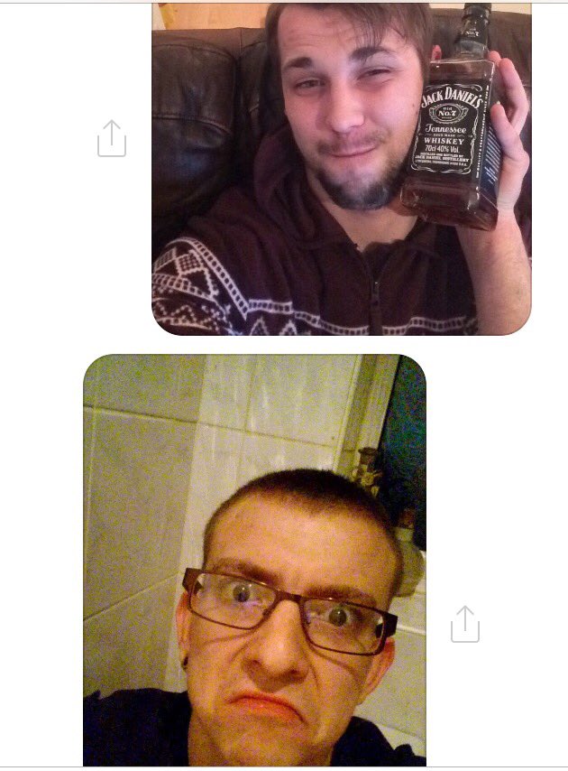FredericoTwit's tweet photo. My mates reaction when i bought JD for 15£ https://t.co/9BrgEZwr65