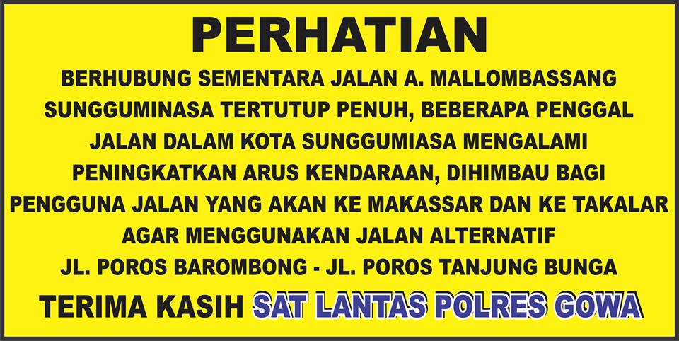 lalulintas_gowa's tweet photo. TLG RETWEET DEMI KENYAMANAN PERJALANAN ANDA KHUSUSNYA PENGGUNA JALAN PERJALANAN TUJUAN MKS DARI TAKALAR&amp; SEBALIKNYA. https://t.co/bZr7ME5C0W