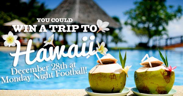Who wants to get out of the cold and win a trip to Hawaii!? Our big giveaway is coming up really soon!