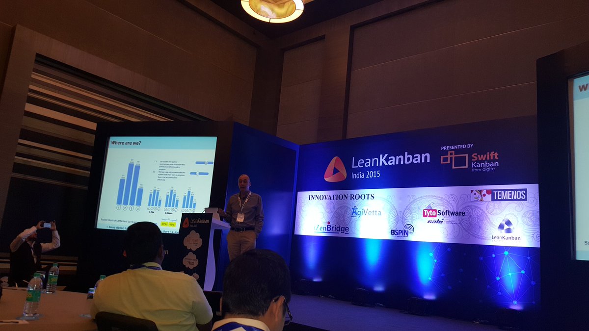 padma_LeanAgile's tweet photo. @asplake @agendashift interesting Kanban session  by Mike Burrows in progress #lkin15 https://t.co/NwM8OmzuLU