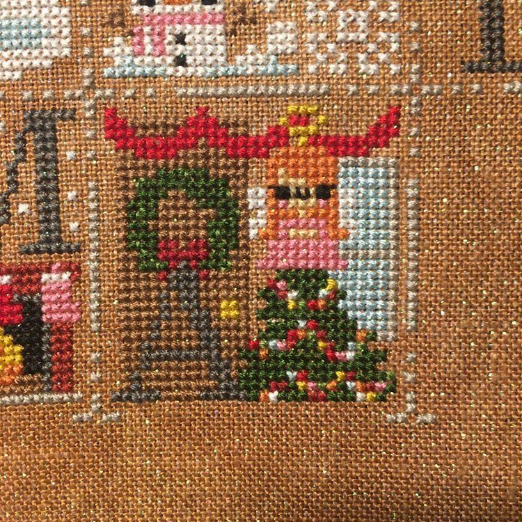 stitchedbyjessa's tweet photo. Finished the A square 👼🎄☺️ #slowstitcher #christmascelebrationsampler #thefrostedpumpkinstitchery #crossstitch #cro… https://t.co/ZI9r0DET1L