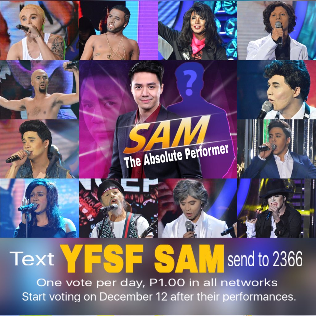 samc_support's tweet image. Excited to vote for @sam_concepcion 😆 #YFSF2GrandShowdown 

YFSF SAM send to 2366