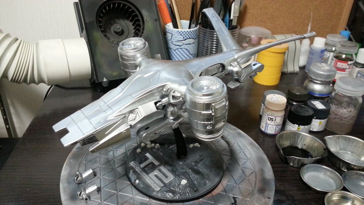 ミウ Pegasus Hobbies 1 32 T2のハンターキラー 80 終了 本体はガイアカラーの光沢アルティメットブラックをベースに吹いてから 同じくガイアのex シルバーとクロームシルバー を50 づつ希釈して2回重ねペイント 後は T Co Aifalqrmcr ミウ Pegasus Hobbies 1 32 T2のハンターキラー 80 終了 本体はガイアカラーの光沢アルティメットブラックをベースに吹いてから 同じくガイアのex シルバーとクロームシルバー を50 づつ希釈して2回重ねペイント 後は T Co Aifalqrmcr