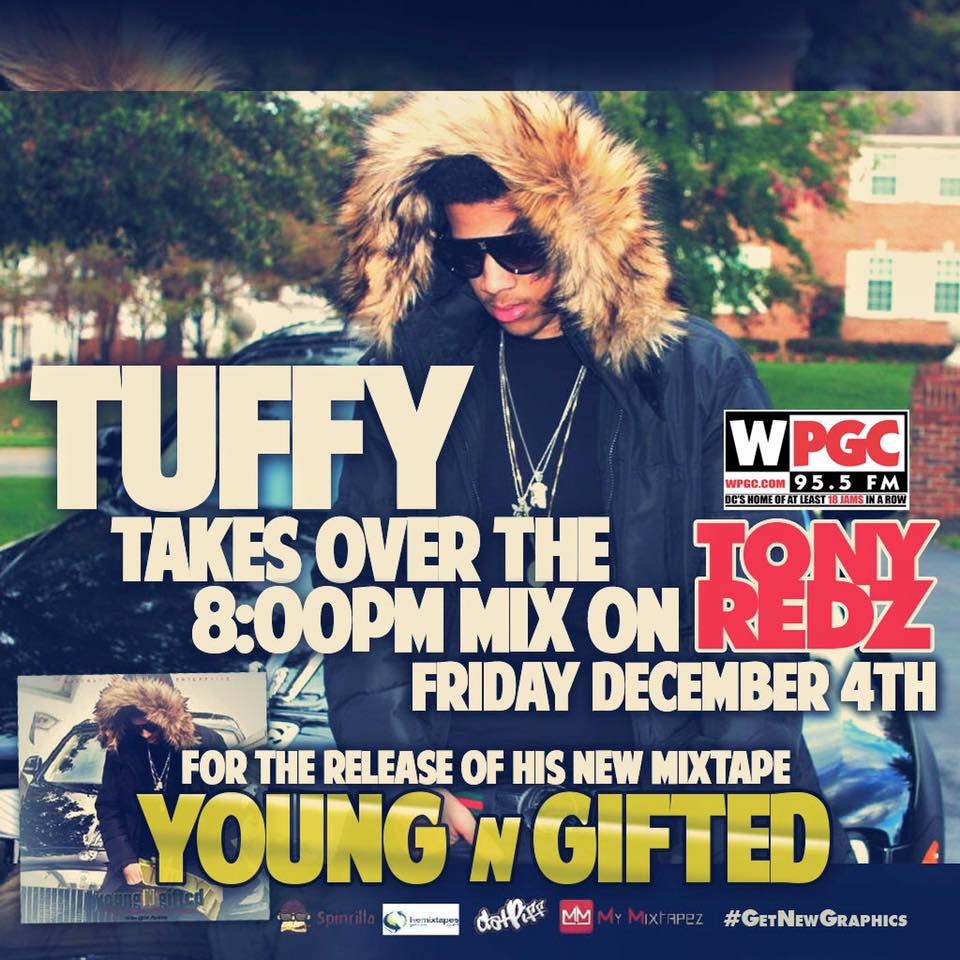 TEAMBBUDMV's tweet photo. @ITSTUFFYDOEE #YoungNGifted TAKEOVER WITH TONY REDZ 2NITE ON #WPGC 95.5FM 9PM TUNE IN &amp; ALL IN!!!! 1-877-955-5267 https://t.co/FIsLkXn4Ij