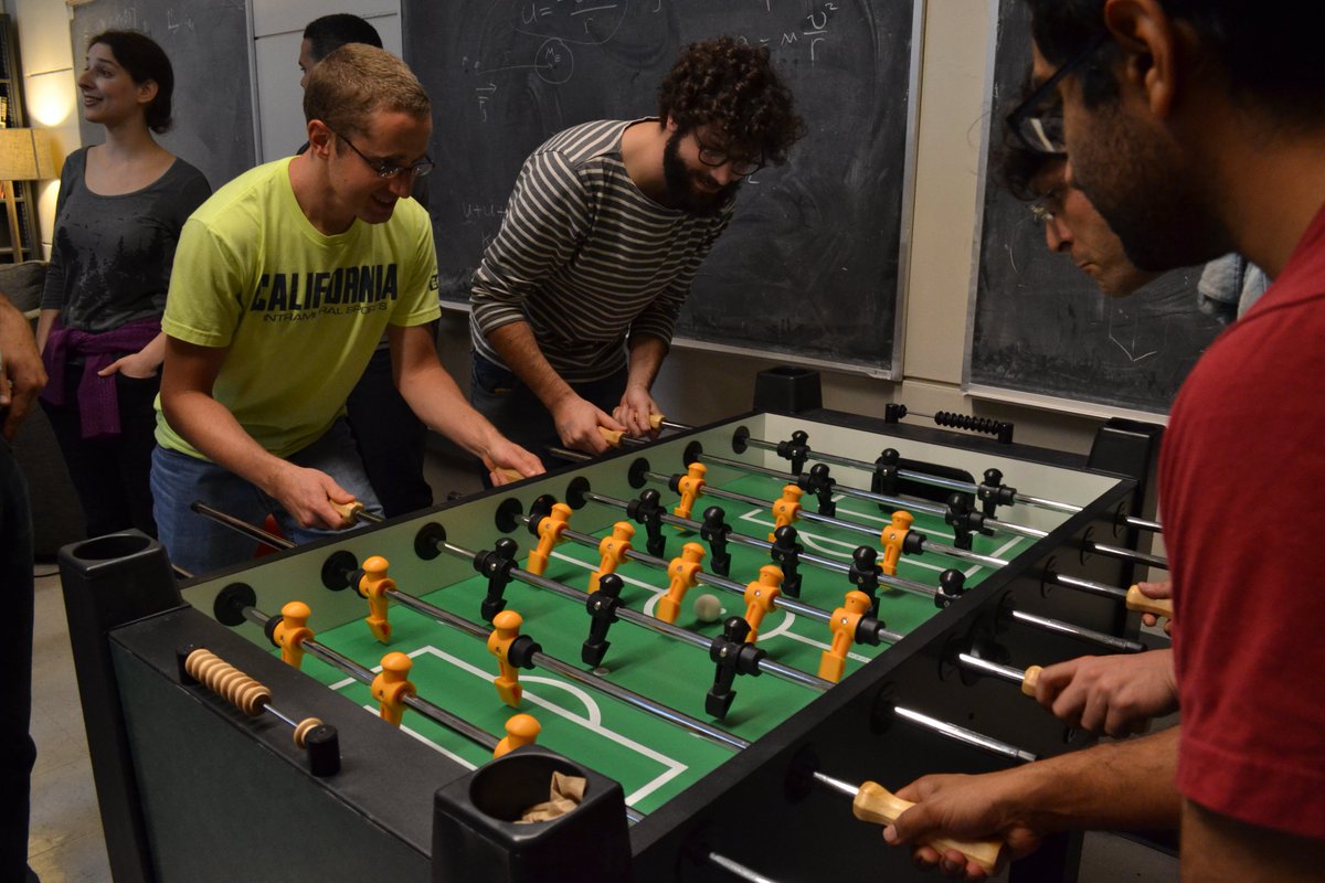 BerkeleyPhysics's tweet image. The Graduate Student Lounge in 101 LeConte officially opened today with a small celebration!