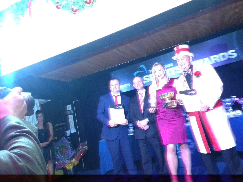 chrisjbroadbent's tweet photo. Great night at Teignbridge Sports Awards #tsa2015 @GamesDevon @Teignbridge https://t.co/0n5MfBXqGm