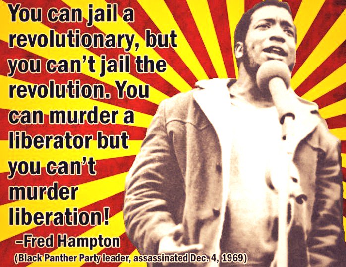 #ase to my #ancestors...., I stand on your shoulders. Today I'm remembering #FredHampton