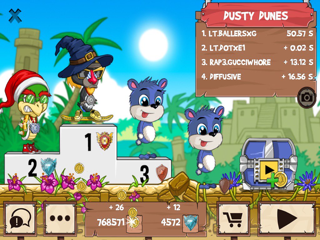 LTxDot's tweet photo. Having a blast @ #funrun2 #BALLERSxG #gucciwhore #Diffusive https://t.co/Nc1Yyz5iGK