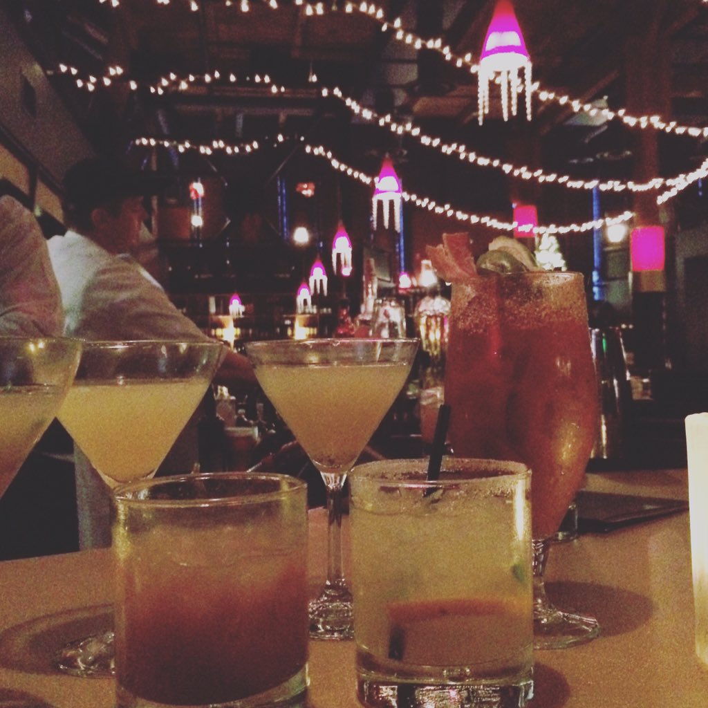 Locking in Sunday's starting cocktail lineup for <a href="/ElGauchoSteak/">El Gaucho</a> sneak preview of <a href="/MagnoliaShine/">Magnolia Moonshine</a>! #cheers #gohawks