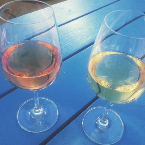 PlayaProvisions's tweet photo. Here’s to you, #Friday. We missed ya. #PlayaProvisions #wine (photo via IG user @kimsteve14) https://t.co/XxkBzGsf6t