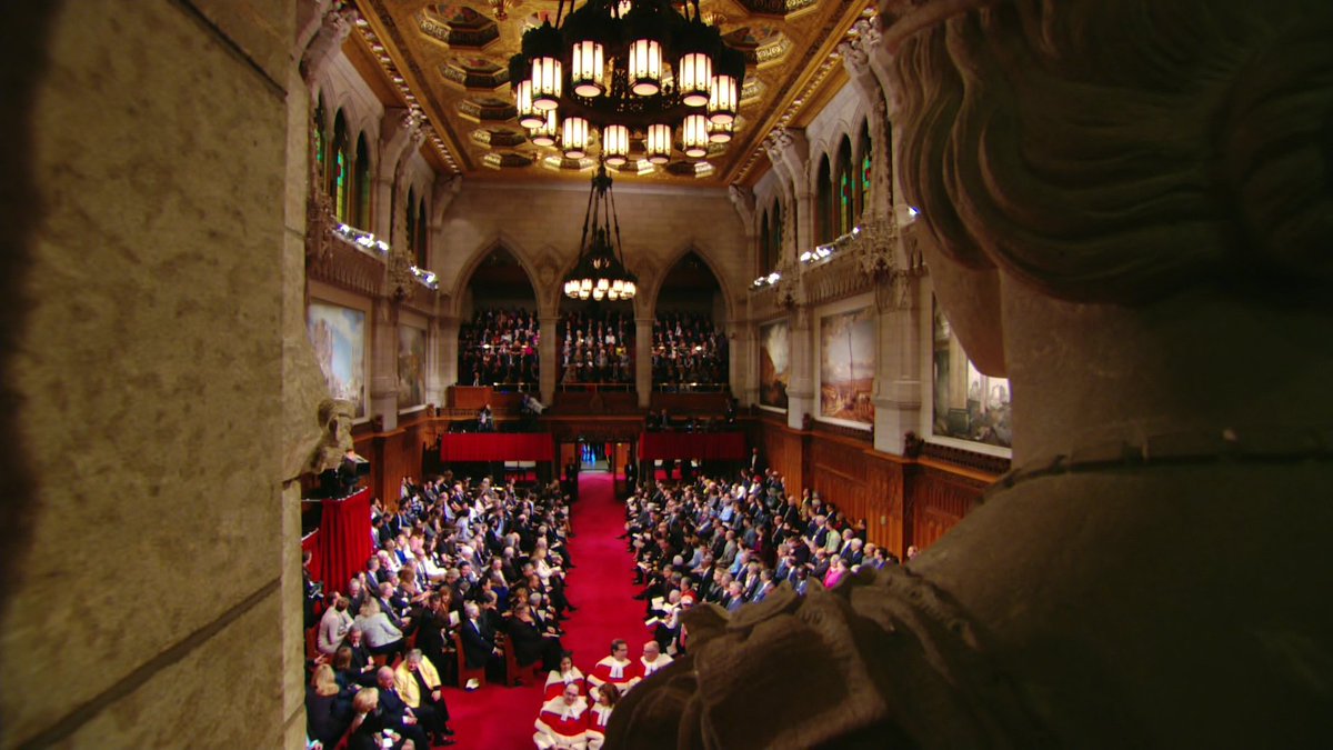 sbrunetti's tweet photo. The view from the Senate balcony, waiting for the Speech from the Throne. #STF2015 #hw https://t.co/GoWuFanYRb