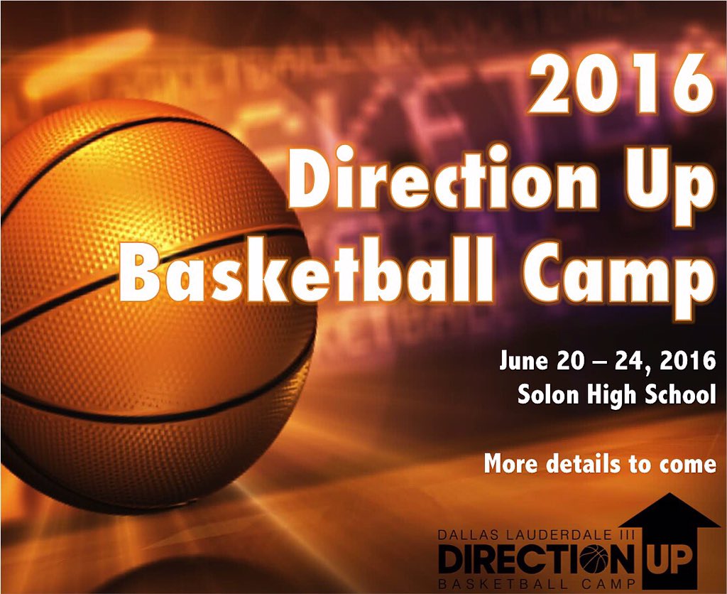 DirectionUpCamp's tweet photo. Spread the word and mark your calendar for the 2016 #DirectionUp Bball camp. Details to come. #BackToBasics https://t.co/vErff3y6Z9