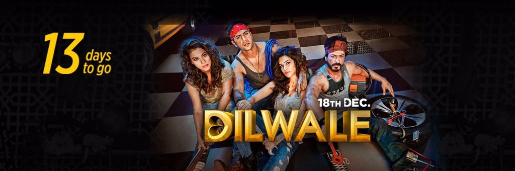 SRKUniverse's tweet photo. 13 Days For Dilwale | Get ready to witness EPIC-ness!!! https://t.co/HX6VgHOoAJ