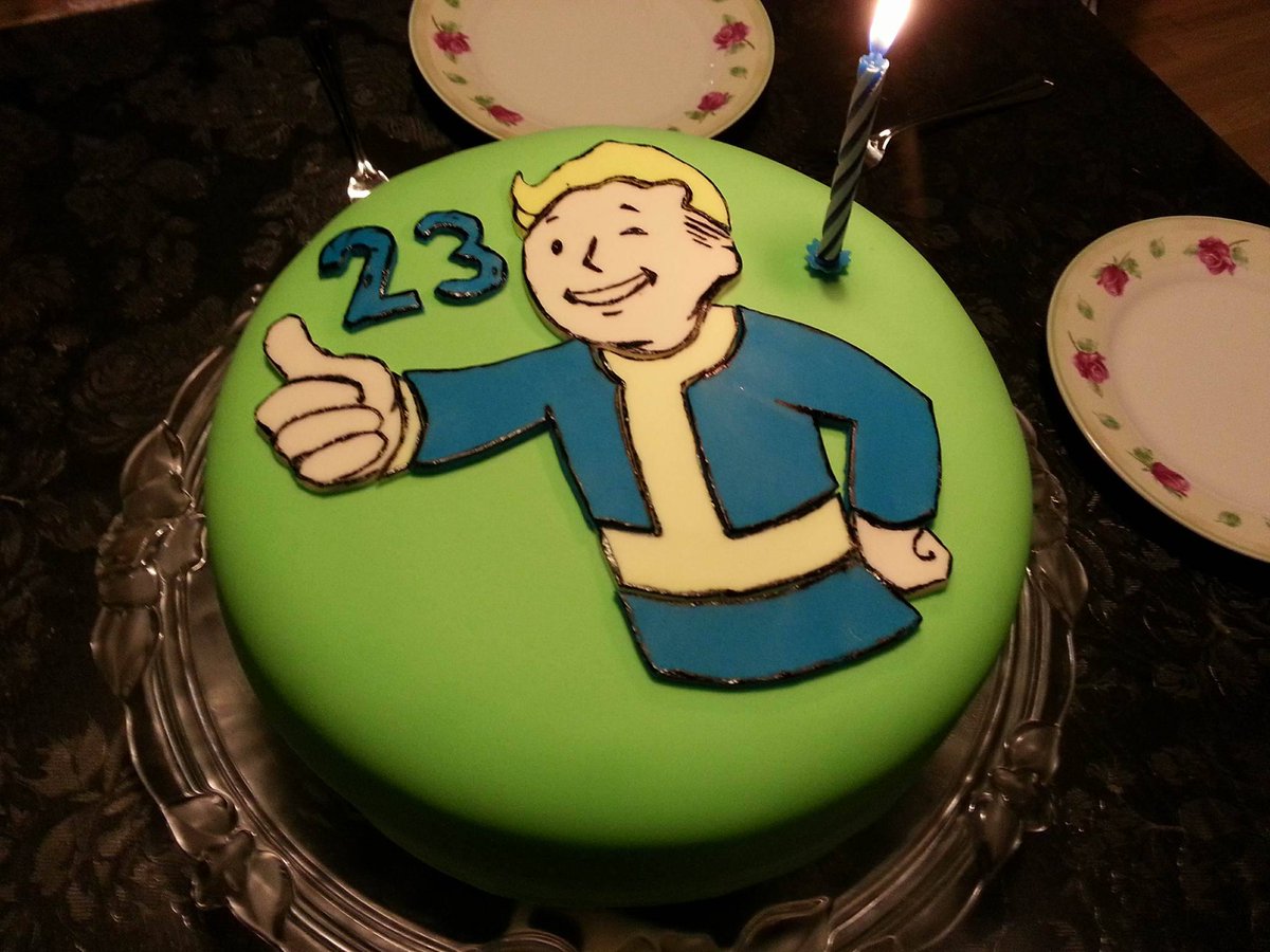 A cake all Fallout players would appreciate Best cake ever! 