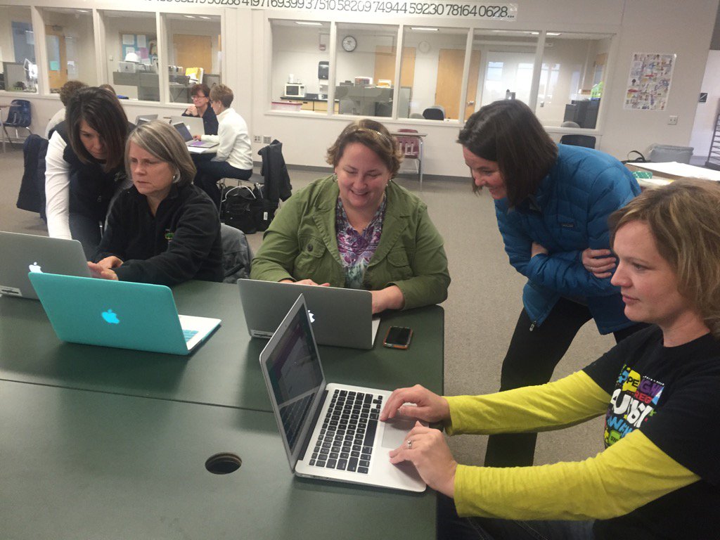 isd47's tweet photo. This is what an inservice day looks like @isd47! @lauramackenthun @BushmanJenny  https://t.co/fgS6hdd3vb https://t.co/eoG0TL2jbV