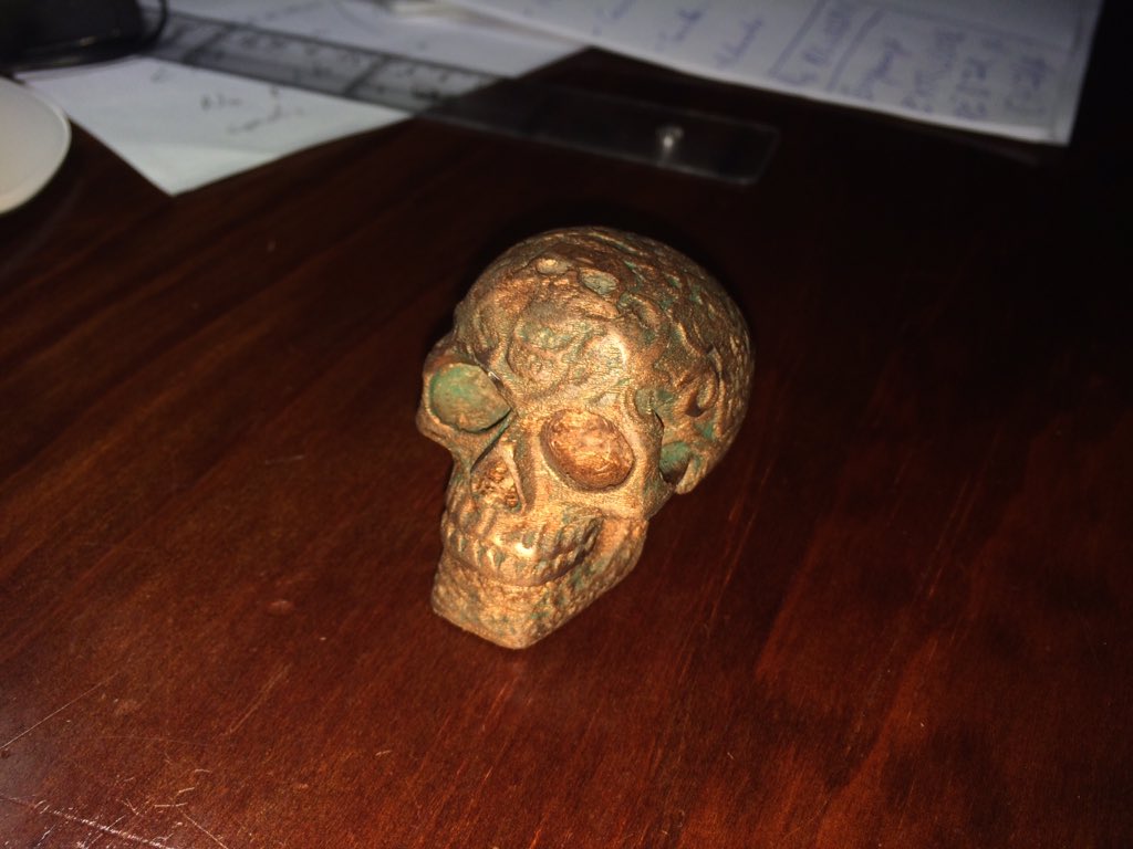 AEPrint3D's tweet photo. Antes y después de pulir y abrillantar #impresion3D de cobre https://t.co/y6ytUPGvQR