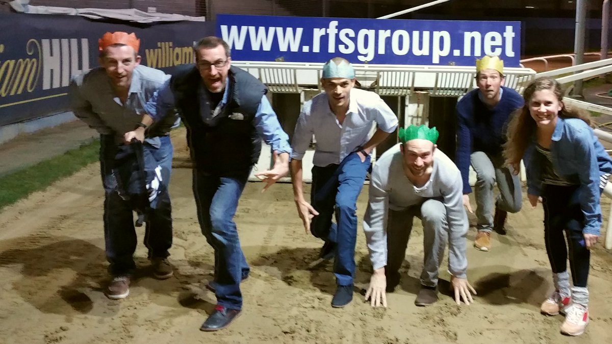 LGNWellbeing's tweet photo. LGN Run Club trainers demonstrate their sprinting pedigree @wimbledondogs ! https://t.co/rMjIIjKLO9