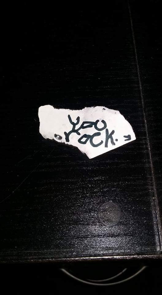 Always nice to be left a little note. Just one more reason #ilovetobeadaddy