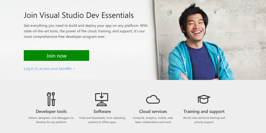 msdev's tweet image. All the essential dev tools you need….For free. RT &amp;amp; share! msft.it/6012BrAQr