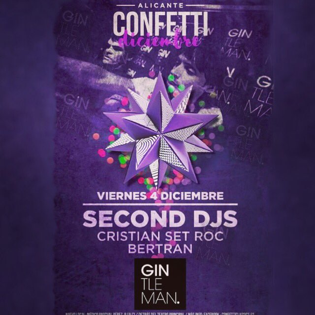 GintlemanTour's tweet photo. Es tu Noche y tú Fiesta #GINTLEMANTOUR en @ConfettiClassic con DJs @secondmusic @Set_Roc y BERTRAN todo @amamusic_ https://t.co/00OmogU2oP