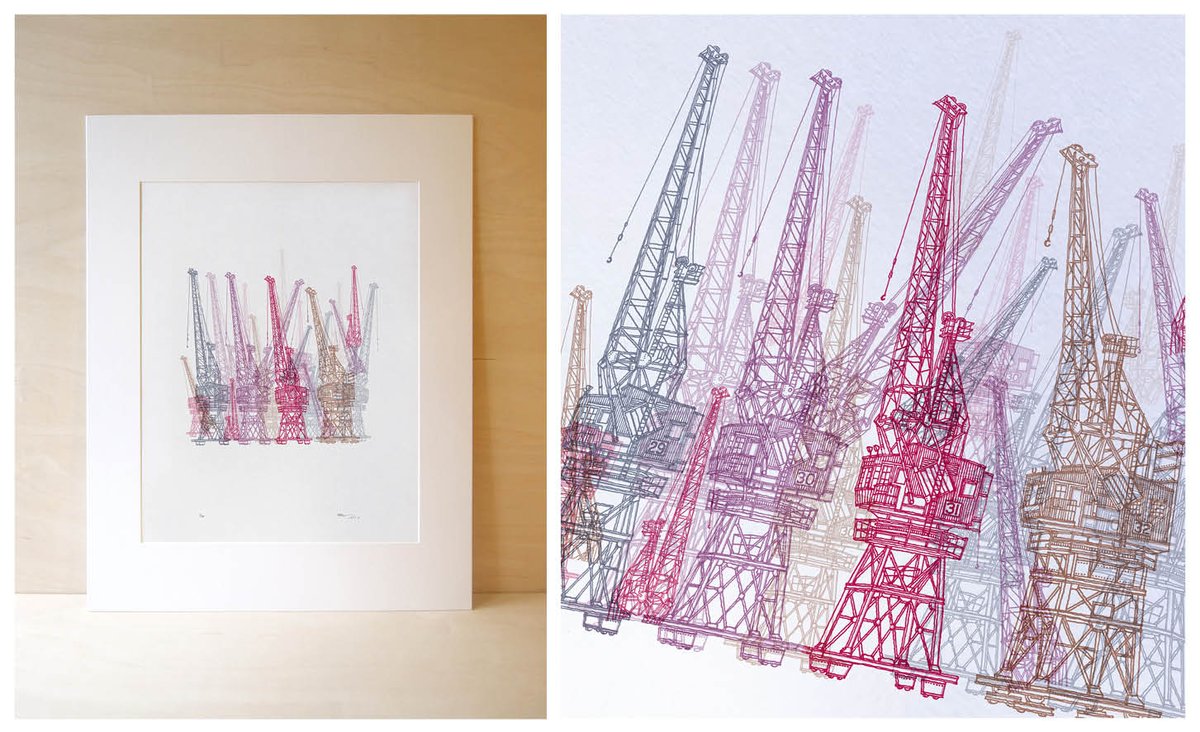 Mr_MichaelLewis's tweet photo. #DancingCranes #Bristol Limited edition print #Industrial #Architecture https://t.co/POLUmV3wbd