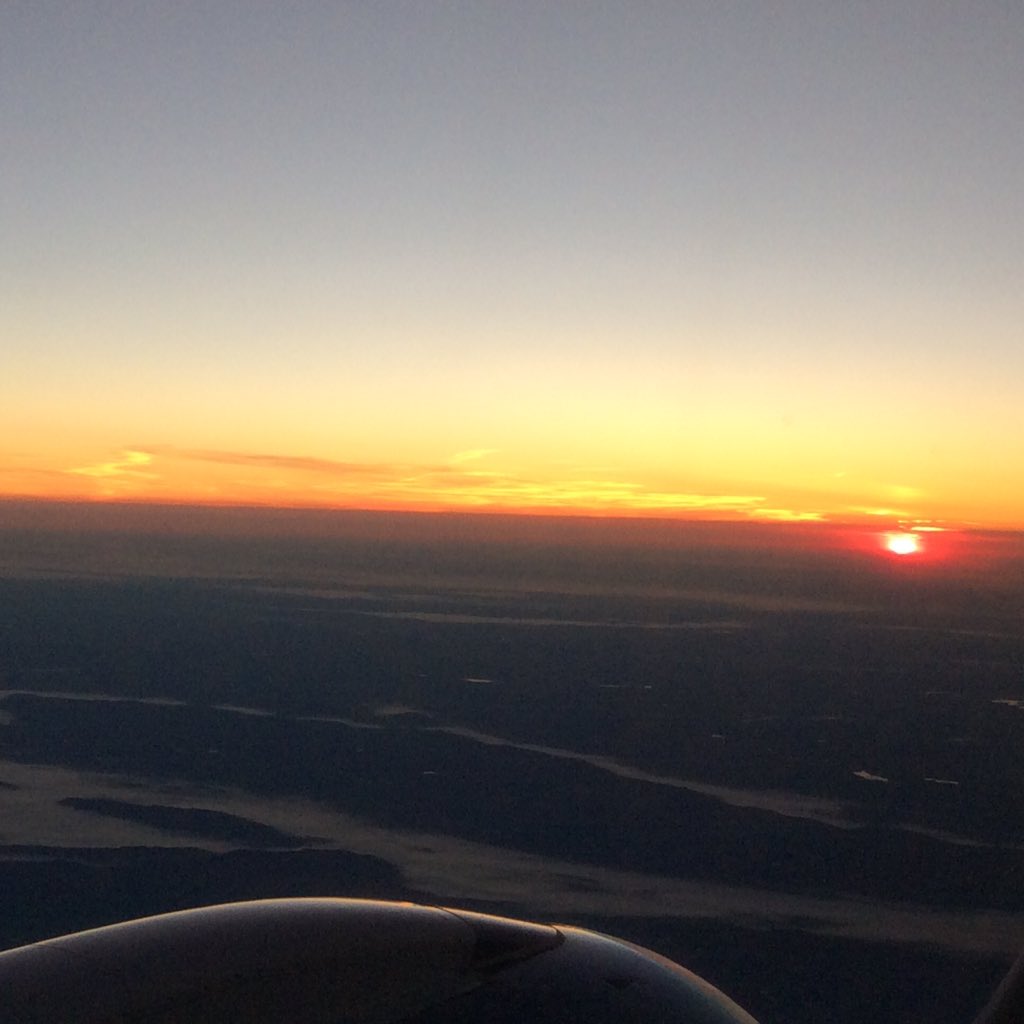 Deadhead on my JetBlue, watching 25 days of Christmas, hot coco, working my business!!!! BEST GIG EVER??