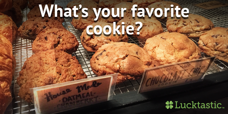 PlayLucktastic's tweet photo. It's #NationalCookieDay! With so many cookies in the world, we want to know: https://t.co/cuixpE7o1j