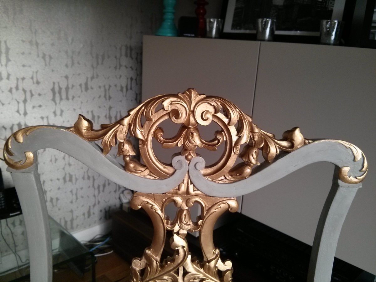AnkaMekelova's tweet photo. Chair refurbishment influence by #Frenchstyle #period era. https://t.co/XyvPX2dXfN