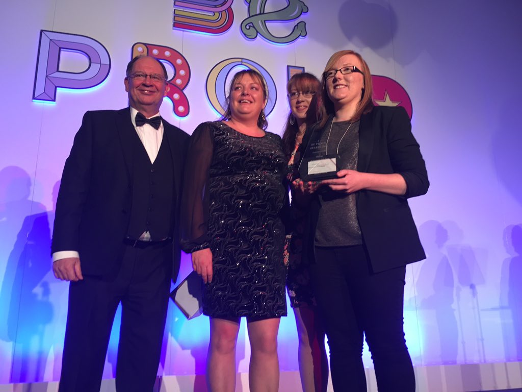 GMPCC's tweet photo. The wonderful @WythSafespots win @ManCityCouncil's Community Force Award at the #BeProudAwards. A remarkable project https://t.co/H0RKkziLgw