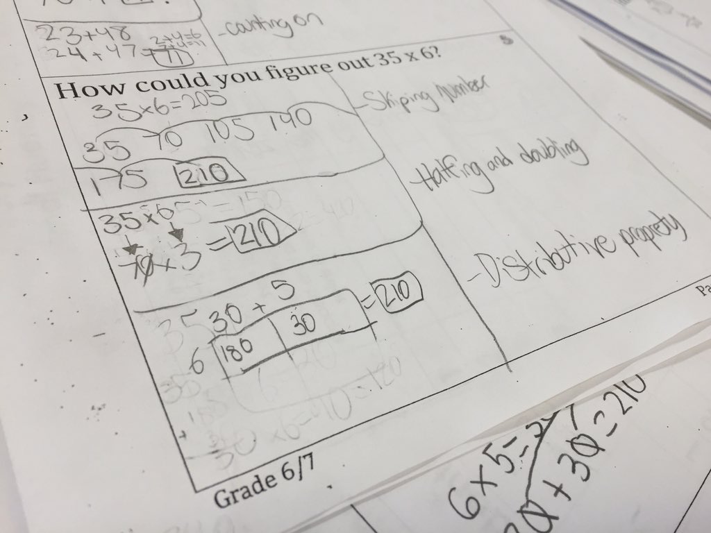 jnovakowski_'s tweet photo. Teachers thinking about students' mathematical thinking all day at Byng. What do you notice? #sd38 #sd38math https://t.co/dcBiAjhG1M
