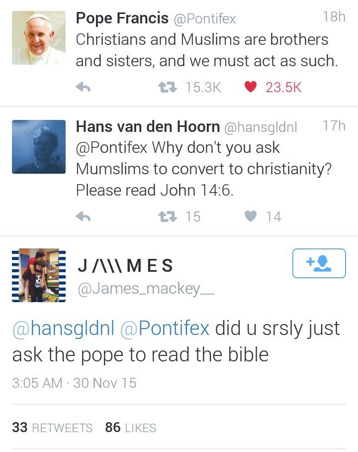 HilosPurpura's tweet photo. Si usted es nuevo, de esto trata Twitter: De mandar al Papa a leer la Biblia y explicarle Harry Potter a JK Rowling. https://t.co/KFoEHPDFJS
