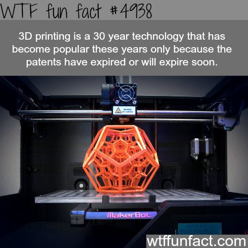 FactPixel's tweet photo. 3D printing technology is very old - WTF fun facts #factpixel https://t.co/le9WT1GMTl https://t.co/SURiDdZCYe