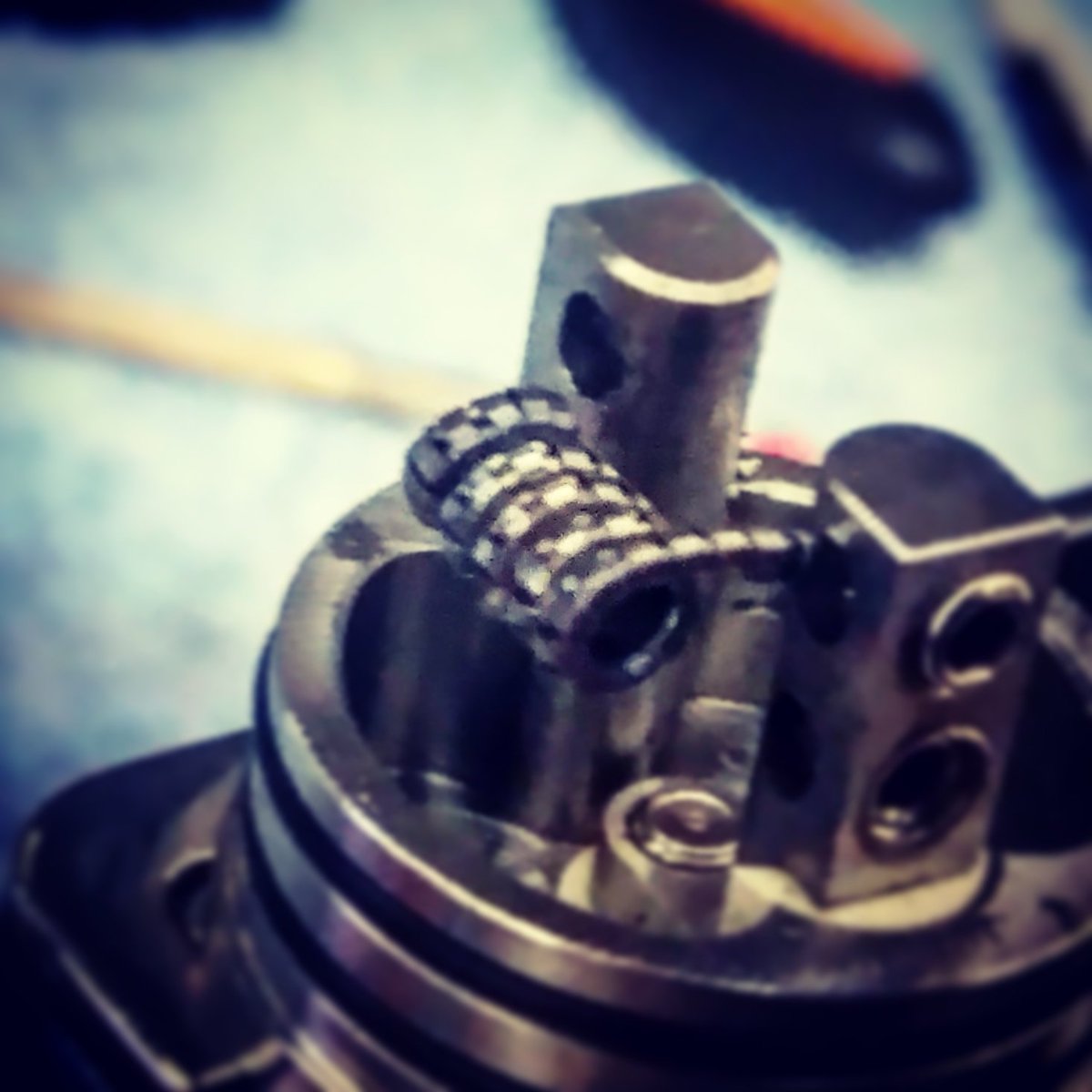 vapedrdan's tweet photo. Dual fused ribbon Clapton https://t.co/ZaUA68oyPC