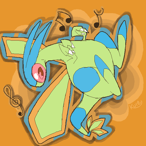 LucasFlygon's tweet image. Some shiny Flygon for ya. ;D