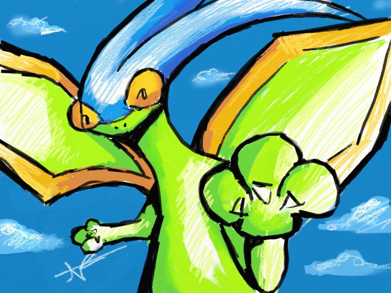 LucasFlygon's tweet image. Some shiny Flygon for ya. ;D