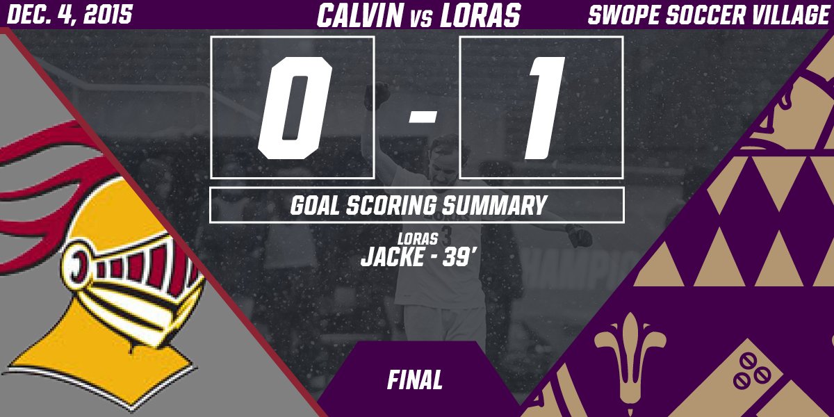 lorascollege's tweet photo. RT @LorasMWSoccer: Tomorrow we play for a National Championship. // #LORvsCAL #NCAAd3 #d3soc https://t.co/qCutvlwT78