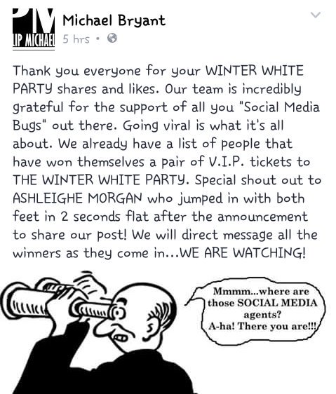 MyMdlBootCamp's tweet image. An awesome shout out.. #winterwhiteparty #michaelbryant #epic #modeling #calendar xoxo